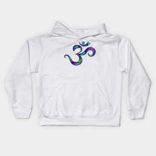 Patterned Symbol Om Kids Hoodie